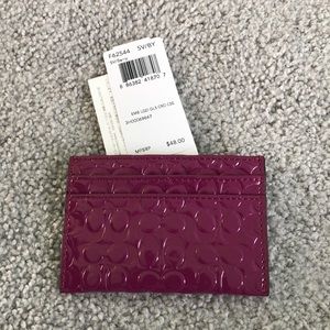 Coach ID and credit card holder